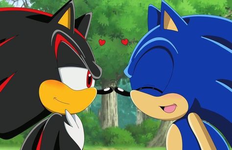 Shadow Hugging, Shadow Background, Sonic Shadow, Alone Together, Shadow Sonic, Shadow And Amy, Sonic X, Donald And Daisy Duck, Sonic Heroes