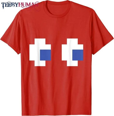 Retro Arcade Game Ghost Eyes T-Shirt Check more at https://teebyhuman.com/product/retro-arcade-game-ghost-eyes-t-shirt/ Lover Costume, Ghost Eyes, 80s Video Games, Matching Halloween Costumes, Retro Arcade Games, Arcade Video Games, Gamer Shirt, Matching Halloween, Retro Video