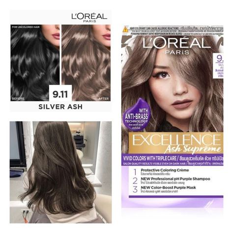 Silver Ash Hair, Garnier Hair Color, Silver Ash, Color Formulas, Ash Hair, Ash Hair Color, Hair Color Formulas, Dye Hair, Hair Guide