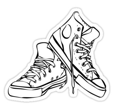 Converse 2020, Tenis Converse, Shoe Template, Black And White Converse, Pin Up Drawings, Pencil Sketch Drawing, Irezumi Tattoos, Shoes Drawing, White Converse