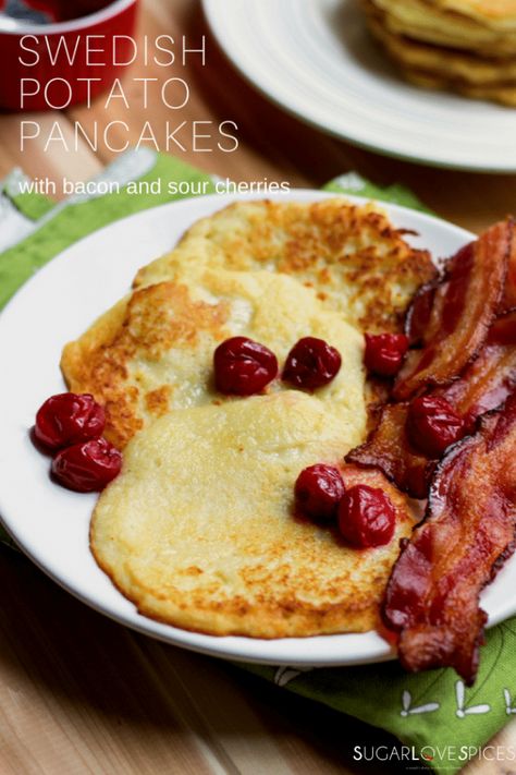 Swedish Potato Pancakes Pancakes Simple, High Carb Fruits, Weekend Brunch Recipes, Swedish Pancakes, Slow Cooker Breakfast Casserole, Slow Cooker Breakfast, Swedish Dishes, Crepe Cakes, Savory Pancakes