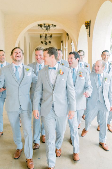 Light Blue Best Man Suit, Ice Blue Tuxedo, Ice Blue Groomsmen Attire, Tropical Blue Wedding Theme, Sky Blue Groomsmen Suits, Pale Blue Groomsmen Suits, Light Blue Groomsman Suit, Light Blue Wedding Tux Groom, Sky Blue Groomsmen Attire