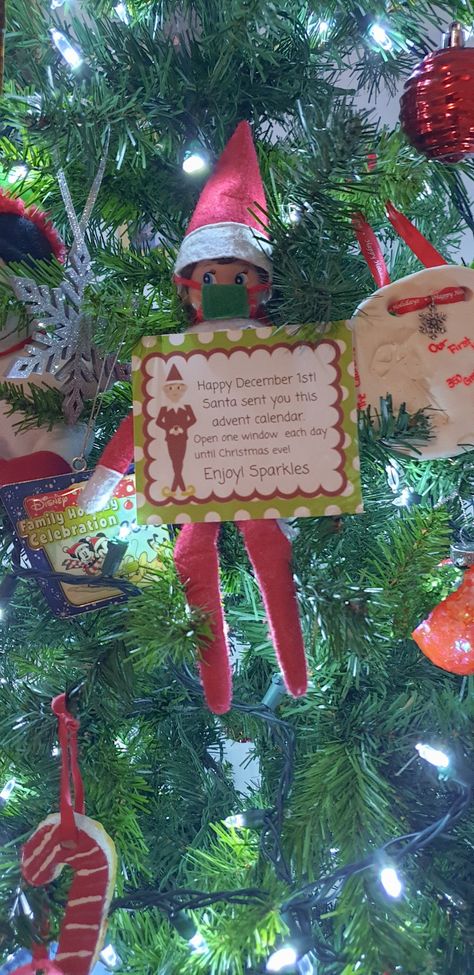 Elf Bring Advent Calendar, Elf On The Shelf Brings Advent Calendar, Elf Brings Advent Calendar, Elf Advent Calendar Ideas, Elf On The Shelf Advent Calendar Ideas, Simple Elf Ideas, Elf Advent Calendar, Fun Elf Ideas, Christmas Tree Simple