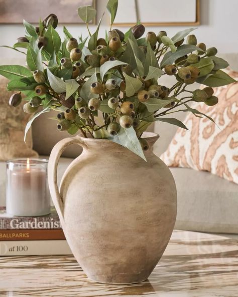 Handcrafted Weathered Vase curated on LTK Flora Design, Fall Floral Arrangements, Coffee Table Styling, Vase Fillers, Vases And Vessels, Pottery Barn Teen, Creative Decor, Pottery Barn Kids, White Painting