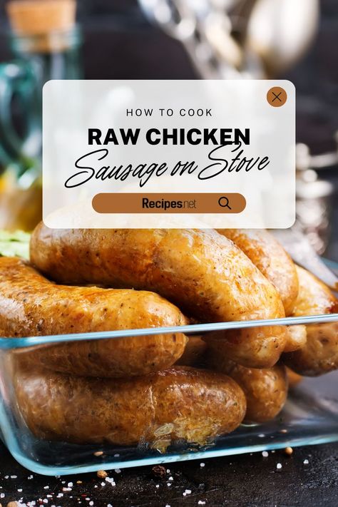 A Stack of Chicken Sausage on a Plate - How to Cook Raw on Stove Grilling Chicken, Best Chicken Marinade, Art Of Cooking, Chicken Leg Recipes, Cooking Chicken, Chicken Kabobs, Cook Chicken, Raw Chicken, Instant Pot Recipes Chicken