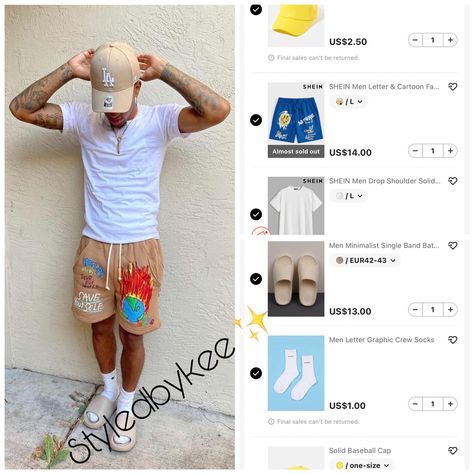 Men’s Shein Outfit Ideas, Shein Men Outfit Summer, Mens Shien Outfit, Men Outfits Shein, Shien Clothes Outfits Men, Shein Fits Men, Shein Outfits For Men, Shein Men Outfit, Men Shein Outfit Ideas