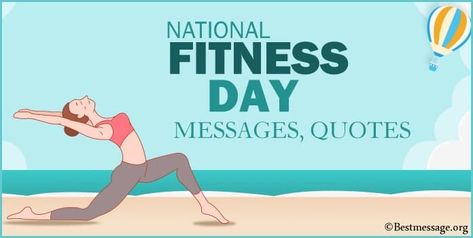 National Fitness Day National Fitness Day, Motivational Workout Quotes, Workout Quotes, Motivational Workout, Wishes Messages, Day Quotes, Motivational Quotes For Working Out, Day Wishes, Quotes Motivational