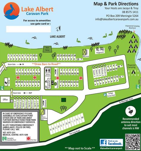 Meningie Caravan Park Map | Lake Albert Caravan Park Meningie Camp Lake, Caravan Site, Dangerous Dogs, Office Door, Rv Park, Caravan Park, Used Boats, Garage Design, Rv Parks