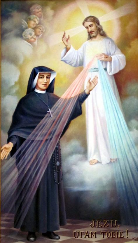 Divine Mercy Image, Great Day Quotes, Divine Mercy Sunday, Faustina Kowalska, St Faustina, Resurrection Sunday, Jesus Photo, Catholic Images, Jesus Christ Art