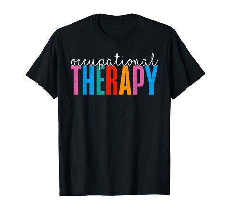 PRICES MAY VARY. If you are looking for original desing "Occupation Therapy" then this cool funny DESIGN is what you need whether you are doctor,nurse or assistant who loves to help kids and elderly person.OT is great for anyone who are working in the healthcare system. This occupational therapy month tee is a great way to show off you're a proud occupational therapist, to wear in April to celebrate national occupational therapy month, great graduation item for OT and healing therapy students or Respiratory Therapist Week, Therapist Funny, Month Design, Speech Therapy Shirts, Respiratory Care, Respiratory Therapy, Respiratory Therapist, Club Outfit, Healing Therapy