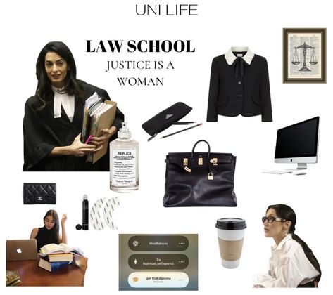 Academic Style Aesthetic, Law Student Moodboard, Judge Aesthetic Female, Nyu Law School Aesthetic, Majors In College Ideas, Prosecutor Aesthetic, Lawyer Fashion Law School Outfits, Lady Lawyer Aesthetic, Law Student Aesthetic Outfit