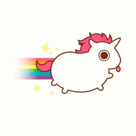 The Unicorn, A Rainbow, Rainbow, Hair, Pink