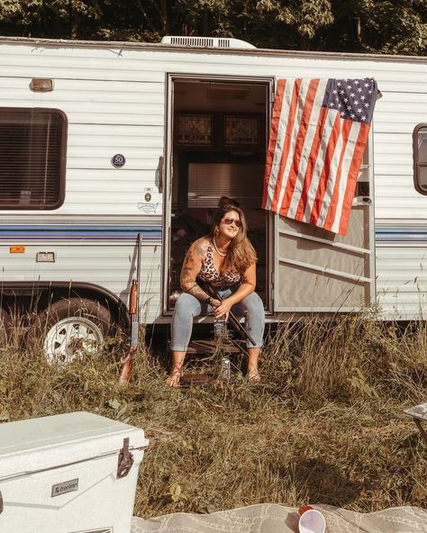 The DEDICATION these ladies had for this session... they’re going to be hard to top. ‘Merica Thank you Nate for letting us use your camper! #redneckphotoshoot #vtphotographer #whitetrashphotoshoot Trash Photoshoot, Camper Photoshoot, Park Shoot, Fall Couple Photos, Fall Couple, Trailer Park, Photo Shoot, Trailer, Cowboy