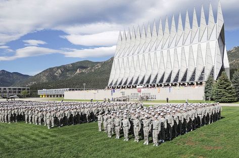 10 Reasons Why Colorado Is The Most Patriotic State In The Country United States Air Force Academy, Shingle Colors, Military School, Air Force Academy, Military Academy, Rustic Colors, Military Base, United States Air Force, Us Air Force