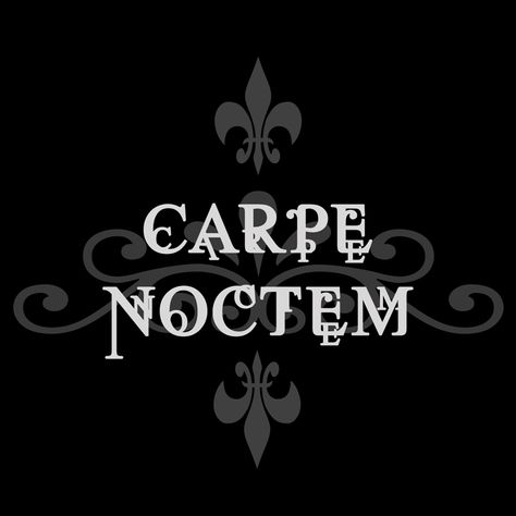 Seize the Night Carpe Noctem Tattoo, Carpe Noctem, Cd Art, Haunted Places, Human Behavior, Carpe Diem, Lyric Quotes, Carp, Beautiful Quotes