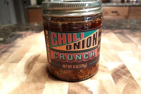 How to Use Trader Joe's Chili Onion Crunch: Foodies & Chefs Share 30 Ways to Use Chili Onion Crunch From Trader Joe's #30secondmom Chili Oil Crunch Trader Joes, Trader Joes Chili Onion Crunch Chicken, Chili Garlic Crunch, Recipes With Crunchy Chili Oil, Trader Joe’s Onion Crunch, Trader Joe’s Chilli Onion Crunch, Recipes With Chili Onion Crunch, Onion Chili Crunch, Chilli Onion Crunch Recipes