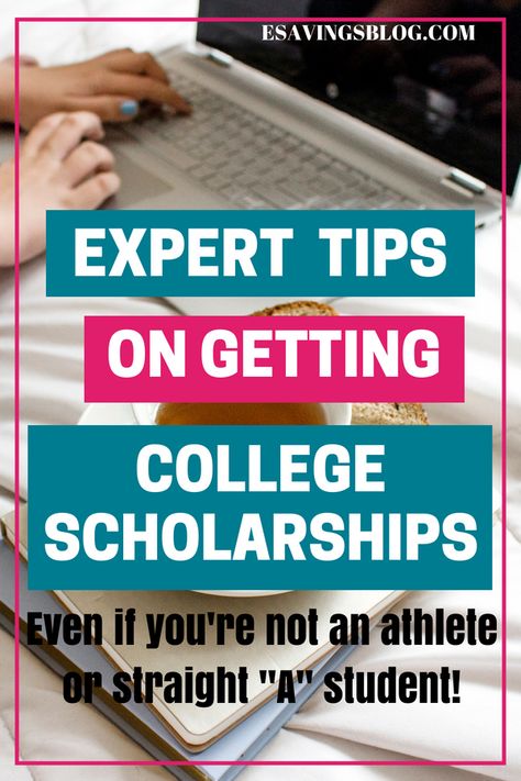 College Scholarships can be a great way to pay for college! And no you don't have to be an athlete or straight A student. Check out these expert tips for getting scholarships to pay for college! #scholarships #college #collegescholarships #esavingsblog #collegelife #scholarshiptips #collegeteaching #college #teaching #parents College Parents, Pay For College, Grants For College, Financial Aid For College, College Scholarships, College Money, Online Degree, Online Student, Online College