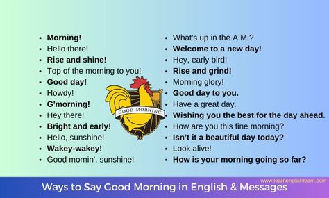 So you're looking for other ways to say good morning or good morning messages. Adding a touch of creativity and personalization Ways To Say Good Morning, Say Good Morning, Top Of The Morning, G Morning, Tea Riffic, Other Ways To Say, Virtual Hug, Brand New Day, When You Smile