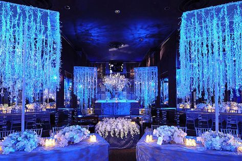 100 Ideas for Winter Weddings | Wedding Planning, Ideas & Etiquette | Bridal Guide Magazine Frozen Wedding, Preston Bailey, Wedding Ceremony Ideas, Wedding Themes Winter, Winter Wedding Decorations, Royal Blue Wedding, Bridal Guide, Wedding Colors Blue, Winter Wonderland Wedding