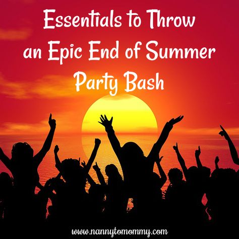 Nanny to Mommy: Essentials to Throw an Epic End of Summer Party Bash End Of Summer Party, Summer Bash, Horse Drawn Wagon, Toddler Classroom, Fun Summer Activities, Family Event, Summer Is Coming, Beautiful Backyards, Party Entertainment