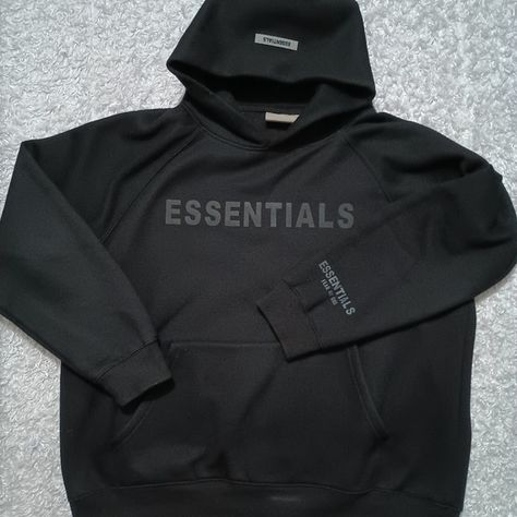 Fear Of God ESSENTIALS Hoodie Sweatshirt Men's XL Black Black Essentials Hoodie Outfit Men, Black Essentials Hoodie Outfit, Essentials Hoodie Outfit Men, Essentials Hoodie Outfit, Black Essentials Hoodie, Black Essentials, Hoodie Outfit Men, Essentials Hoodie, Fear Of God Essentials