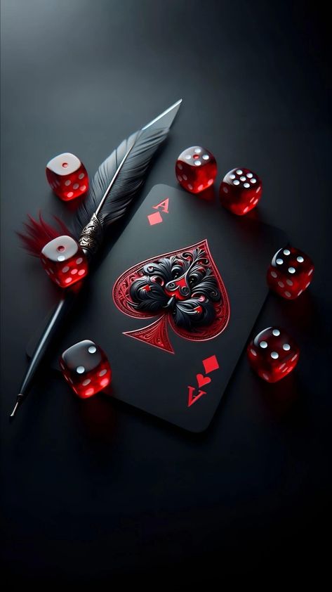 Cards Wallpaper Aesthetic, Best Iphone Wallpapers For Men, Poker Wallpapers, Gambling Wallpaper, Black Poker Cards Wallpaper, Gambling Aesthetic, Poker Art, Ace Of Spades Tattoo, Geometric Tattoo Sleeve Designs