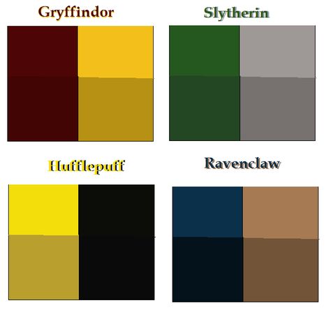 For you base makers/users, here are the colors I use for the Hogwarts Houses. Shaded patterns for shadows on a character. Scarlet and Gold-Gryffindor Gold and Black-Hufflepuff Blue and Bronze-Raven... Harry Potter House Colors, Hogwarts House Colors, Harry Potter Colors, Harry Potter Quilt, Harry Potter Crochet, Harry Potter Nursery, Harry Potter Hogwarts Houses, Harry Potter Classroom, Harry Potter House