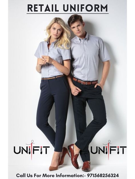 Corporate Shirts Uniform, Retail Uniform Ideas, Retail Uniform, Beauty Therapist Uniform, Smart Casual Office, Company Uniform, Casual Office Attire, Best Uniforms, Uniform Ideas