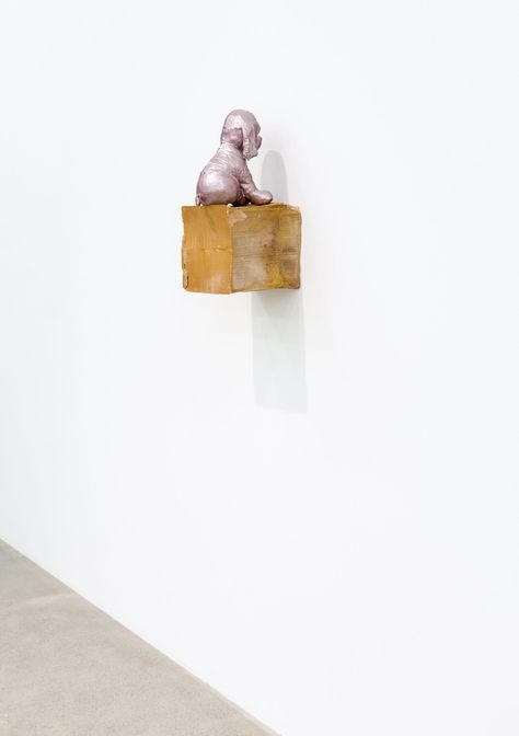 Liz Magor, Pink Pet, 2016, polymerized gypsum, 18 x 8 x 9 in. (46 x 21 x 23 cm) Liz Magor, Appropriation Art, Pink Pet, Internet Art, New Media Art, Feminist Art, Art Practice, Conceptual Art, New Media