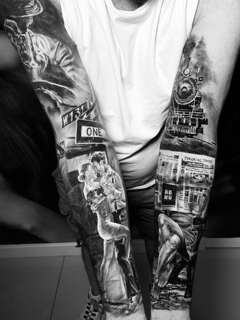 Newspaper Tattoo Ideas, Newspaper Tattoo, Peaky Blinders Tattoo, Tom Tattoo, Tattoo Sleeve Cover Up, Japanese Tattoo Sleeve, Traditional Japanese Tattoo Sleeve, Portrait Tattoo Sleeve, Tattoo Ideas Female Sleeve