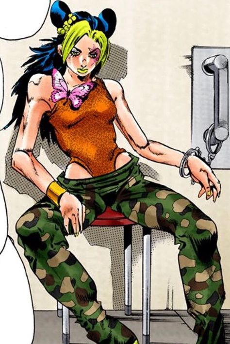 Jolyne Cujoh | JoJo's Bizarre Wiki | Fandom Jojo Wiki, Jojo Fashion, Jolyne Kujo, Jojo Stands, Jolyne Cujoh, Joseph Joestar, Jotaro Kujo, Ordinary Girls, Jojo Anime