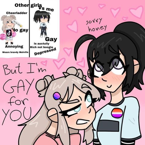 Me Vs Other Girls Lesbians, Gatekeeping Yuri, Lgbtq Manga, People Judge, Lgbtq Quotes, I'm Not Like Other Girls, Lgbt Humor, Lgbtq Funny, Gay Comics