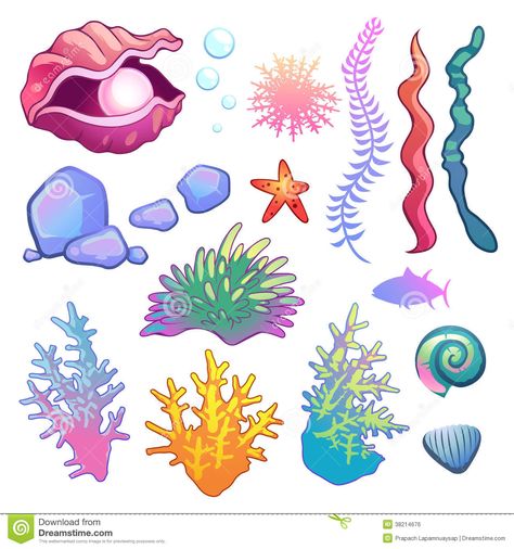 Under The Sea Clip Art - Download From Over 62 Million High Quality Stock Photos, Images, Vectors. Sign up for FREE today. Image: 38214676 Flora Vector, Cartoon Ocean, Underwater Flowers, Sea Clipart, Ocean Plants, Inkscape Tutorials, Sea Drawing, Sea Flowers, Underwater Painting