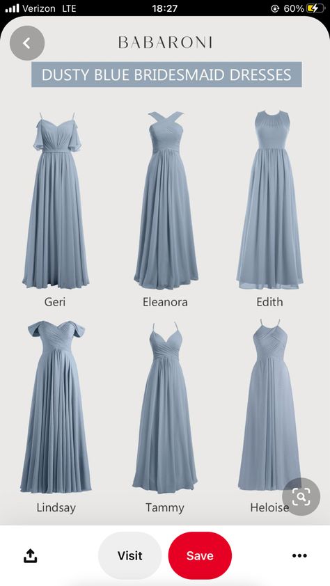 Maid Of Honor Dress Blue, Western Bridesmaid Dresses, Ombre Bridesmaid Dresses, Baby Blue Bridesmaid Dresses, Bridesmaid Dresses Indian, Dress Body Type, Doll Customization, Blue Wedding Decorations, Blue Colour Dress