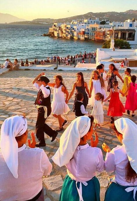 Greece People, Mediterranean People, Greek Dancing, Greece Culture, Greek Vacation, Greece Photography, Greek Culture, Dancing Aesthetic, Greek Wedding