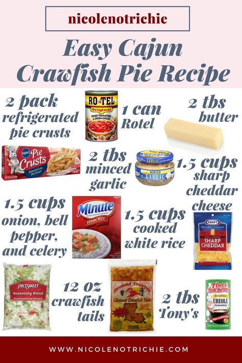 Crawfish Pies Louisiana Recipe, Easy Crawfish Etoufee Recipe, Easy Crawfish Recipes, Crawfish Pie Recipe Louisiana, Crawfish Recipes Easy, Crawfish Pie Recipe, Crawfish Pies, Cajun Recipes Easy, Cajun Appetizers