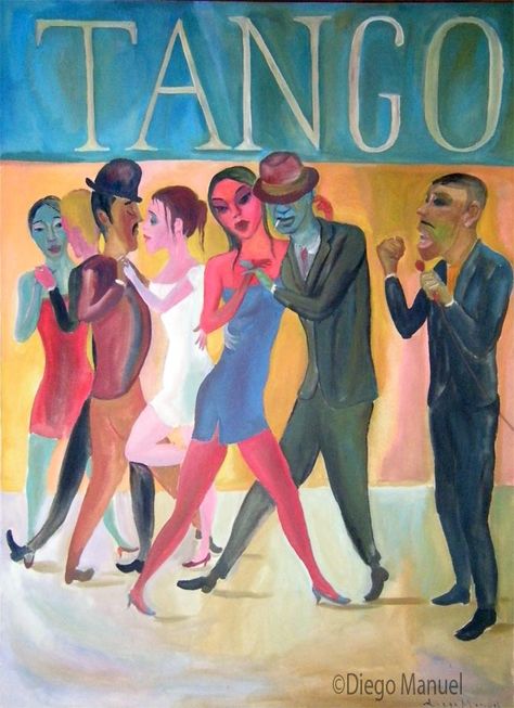 tango 2, pinturas de Diego Manuel. Sale of a painting of the Argentine Tango. Venta de una pintura sobre el tango Argentino. Motivation Movies, Manuel Rodriguez, Flamenco Dancing, Jazz Dance Costumes, Tango Dance, Argentine Tango, Extra Large Wall Art, Hindu Art, Photography Pictures