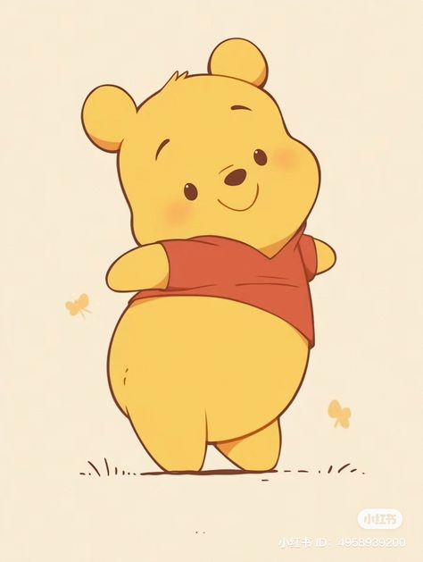 Cute Pooh Wallpapers, Winne The Pooh Cartoon, Cute Cartoon Widgets, Weeny The Pooh, Winnie The Pooh Icons Aesthetic, Pfp Winnie The Pooh, Whinne Pooh Drawings, Cute Bear Drawings Cartoon, Cartoon Profile Pics Disney