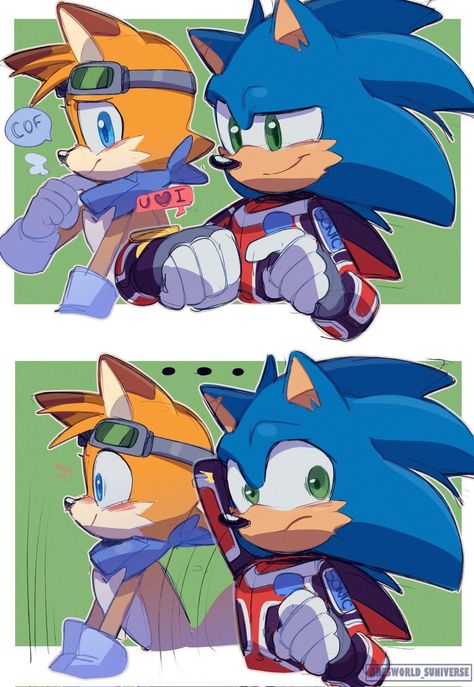 Sonic And Tails, Sonic Tails, Sonamy Comic, Sonic The Movie, Sonic Heroes, Sonic And Amy, Sonic Funny, Sonic Fan Characters, Sonic 3