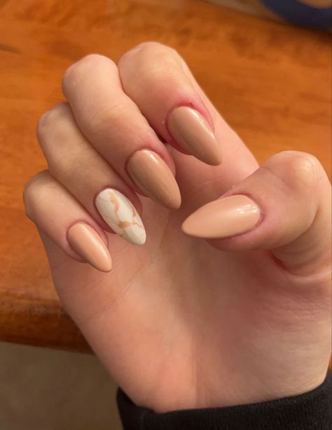 Almond shaped acrylic nails Almond Shaped, Pink Marble, Nails Inspiration, Acrylic Nails, Almond, Marble, Nails, Pink, Color