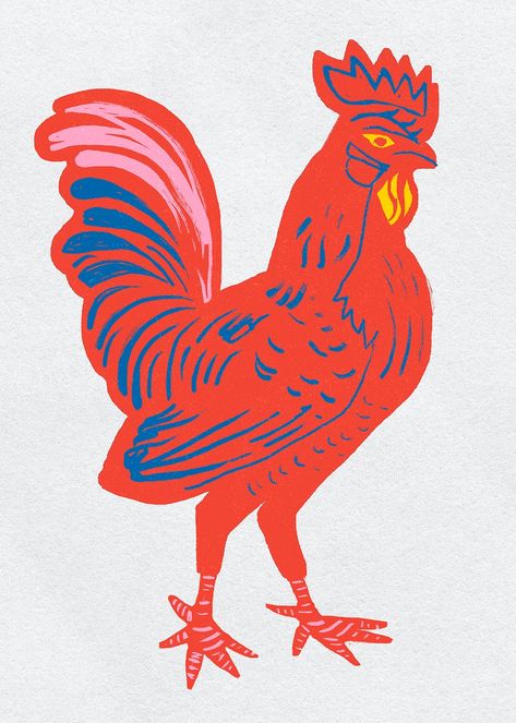 Rooster Graphic Design, Vintage Chicken Illustration, Chicken Illustration Design, Chicken Character Design, Chicken Graphic Design, Rooster Drawing, Rooster Clipart, Rooster Graphic, Animal Graphic Design