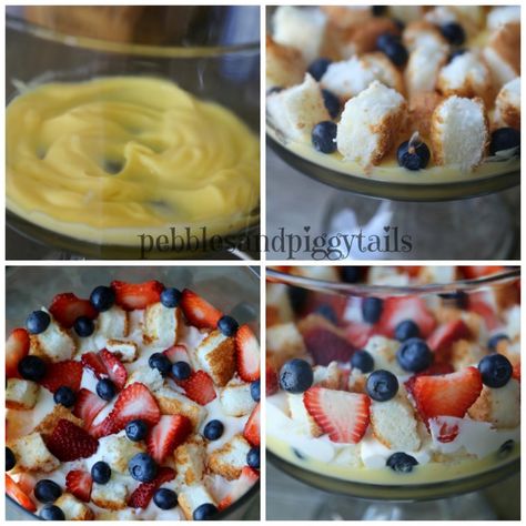 Summer Picnic Desserts, Lasagna Dessert, Easy Trifle, Trifle Dessert Recipes, Picnic Desserts, Berry Trifle, Fruit Platters, Trifle Dish, Trifle Desserts