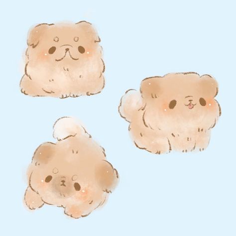 T 🌱 on Instagram: “chow chow puppers!!! #doggo #doggust - i’m glad to see you guys are liking my lil doggy doodles! ^o^ they’re so much fun to draw!” Dog Paw Drawing, Chibi Dog, Cute Dog Drawing, Puppy Drawing, Puppy Art, Cute Kawaii Animals, Fun To Draw, Animal Doodles, 강아지 그림