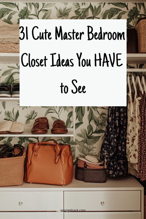 I need some master closet ideas right now! My master bedroom with a closet is overcrowded and I’m unable to see anything I have. I end up spending more time looking for my clothes than deciding what to wear. So, I end up putting on anything I can grab from the chaos. It’s horrible and […] Closet Organization With Bookshelves, Side By Side Closets, How To Organize Drawers Clothes, Dresser Inside Closet Ideas, Closet Seating Ideas, Master Closet Wallpaper, Awkward Closet Solutions, Rooms With No Closet Ideas, Room To Closet Convert