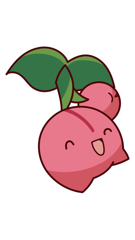 Cherubi is a Grass-type Pokémon introduced in Generation IV, which evolves into Cherrim starting at level 25. It looks like a small, cherry-like Pokémon with a round, deep-pink body with two stubby... Cherubi Pokemon, Cherrim Pokemon, Round Pokemon, Fanart Pokemon, Grass Type Pokemon, Beady Eye, Pokemon Stickers, Grass Type, Pokemon Stuff