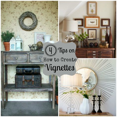 How to Create a Vignette {do it yourself decorating} - Home Stories A to Z Apartment Decoration, Up House, Décor Diy, A To Z, Home Staging, Bohemian Decor, Decorating Tips, Home Projects, Decor Inspiration