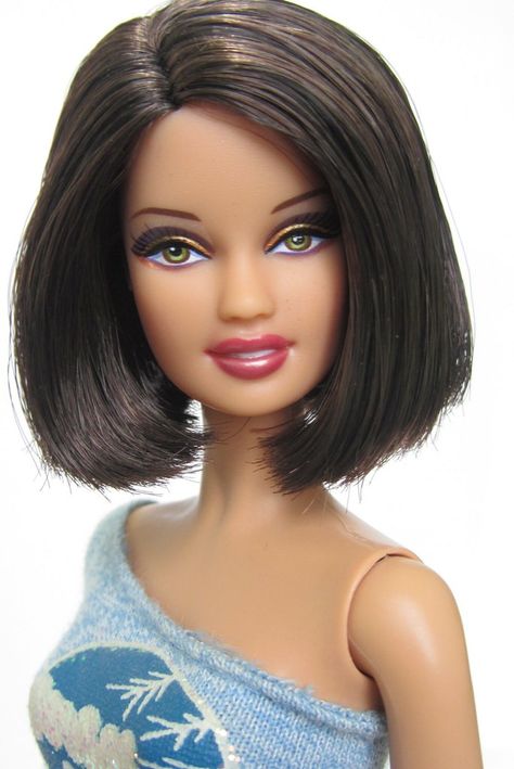 Short Hair Barbie Doll, Barbie Short Hair, Barbie Pp, Steffi Love, 90s Barbie, Barbie 90s, Barbie 2000, Barbie Face, Doll Scenes