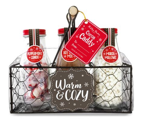 Marketplace Brands "Warm & Cozy" Cocoa Caddy Gift Set, 14.2 Oz. | Big Lots Candy Kitchen, Cocoa Gift, Christmas Food Gifts, Themed Gift Baskets, Hot Cocoa Mixes, Hot Cocoa Bar, Hot Chocolate Bars, Cocoa Mix, Cocoa Bar