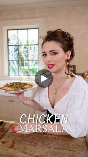 Chicken Marcella, Marsala Pasta, The Pasta Queen, Pasta Queen, Queens Food, Marsala Chicken Recipes, Pasta Italiana, Marsala Wine, Chicken Marsala