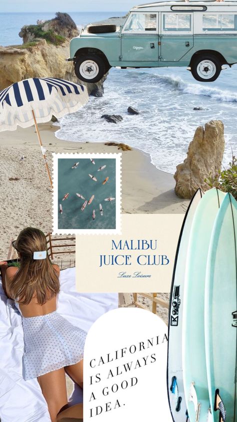 Aesthetic Summer Collage, California Collage, Summer Collage, Nautical Aesthetic, Summer California, California Vibe, California Summer, Moodboard Aesthetic, Malibu Barbie